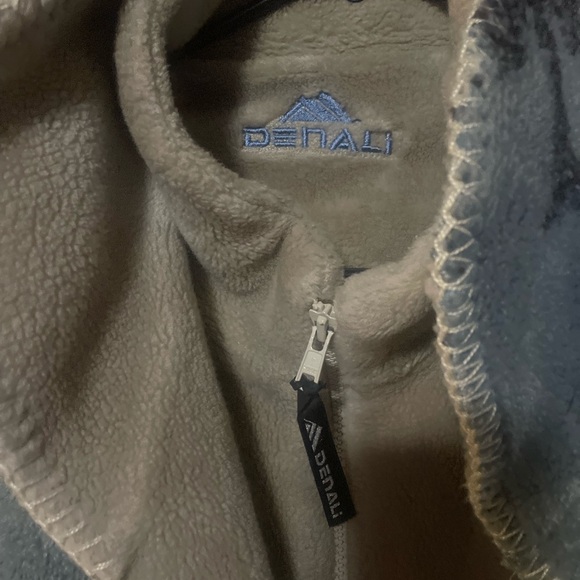 Denali Fleece Layered Zip Coat with Forrest Design, Women’s M warm comfy cozy - Picture 3 of 9